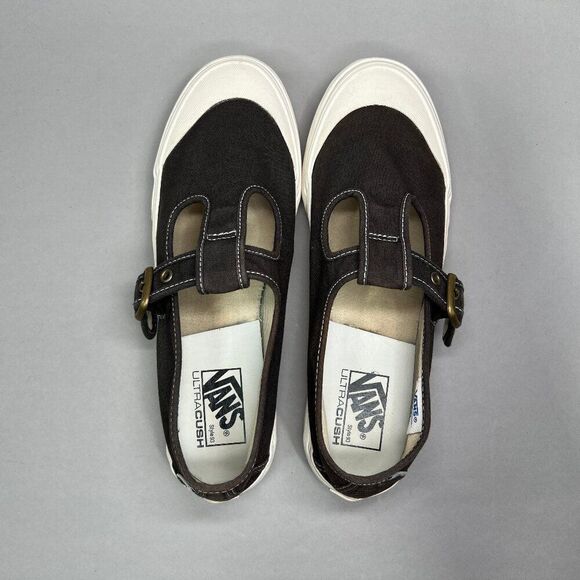 Vans Shoes Women's Size 10 Gray Canvas Slip On Platform Athletic Casual Sneakers - Picture 9 of 13